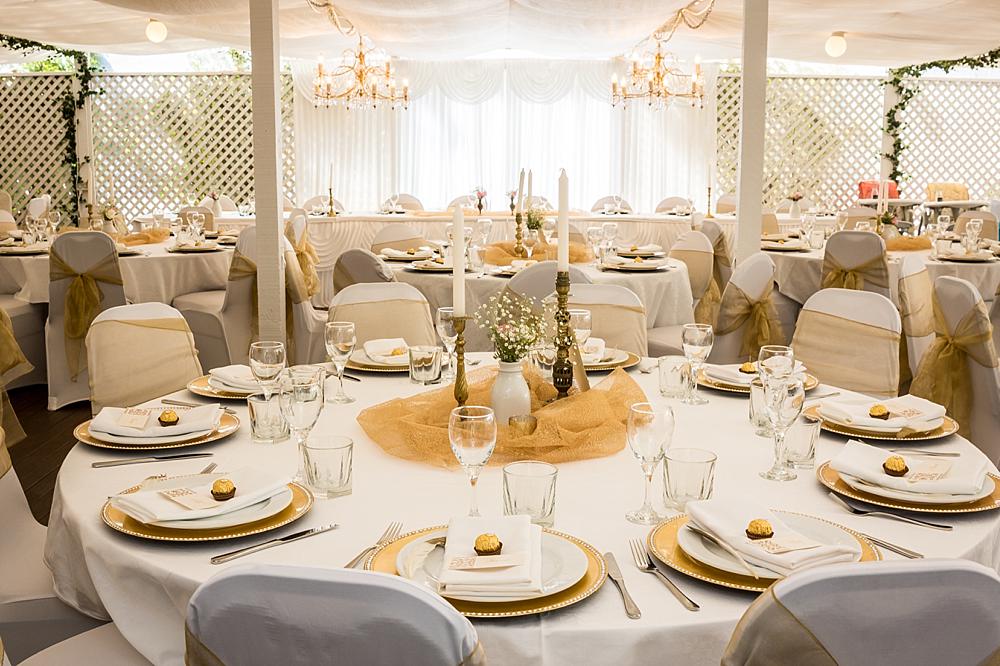 Bramble Grove Wedding Venue photo of main function room set up