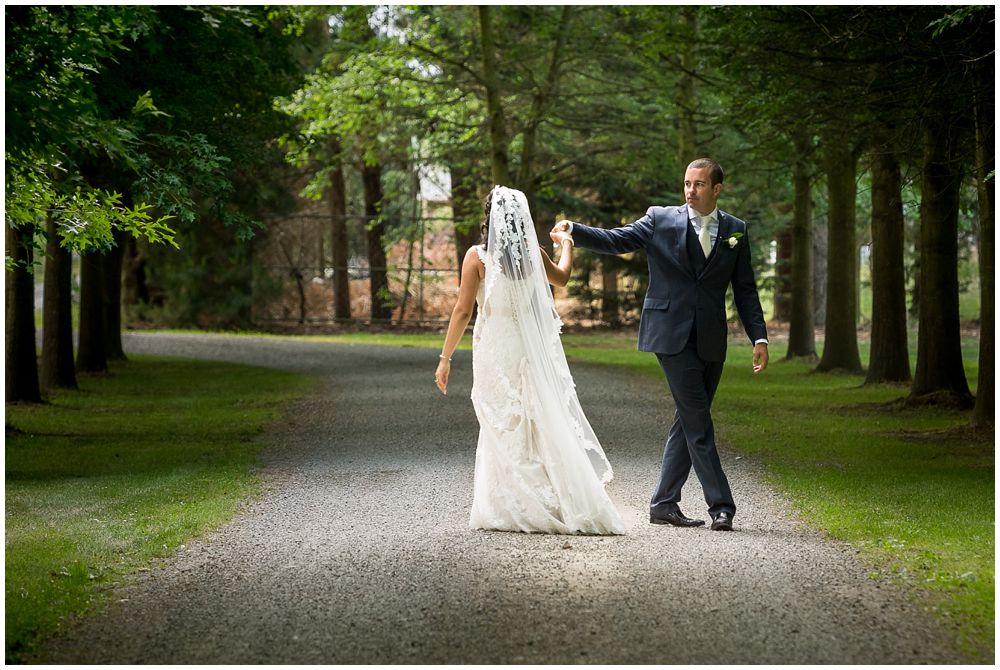 Bride and groom dance under the trees at Rosemount Estate Wedding Venue in Ohoka