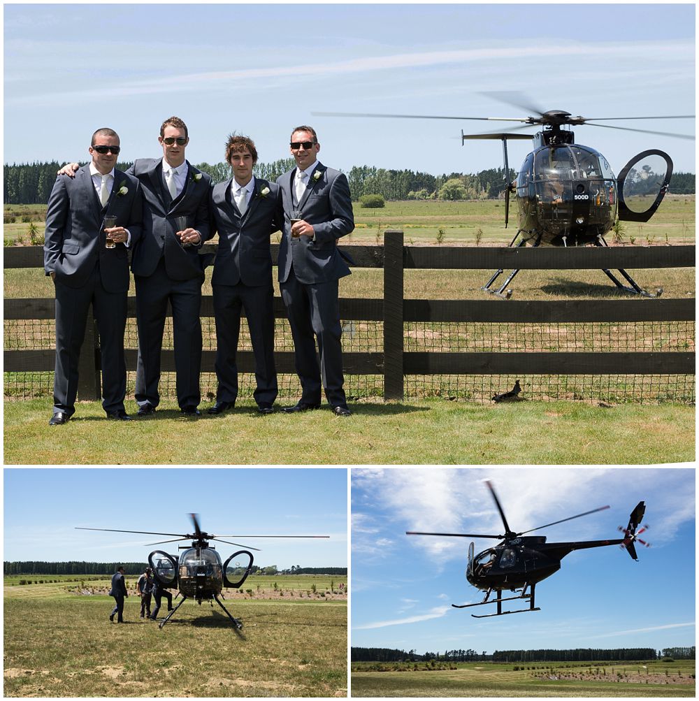 Rosemount Estate Wedding-Boys waiting to get on to the helicopter 