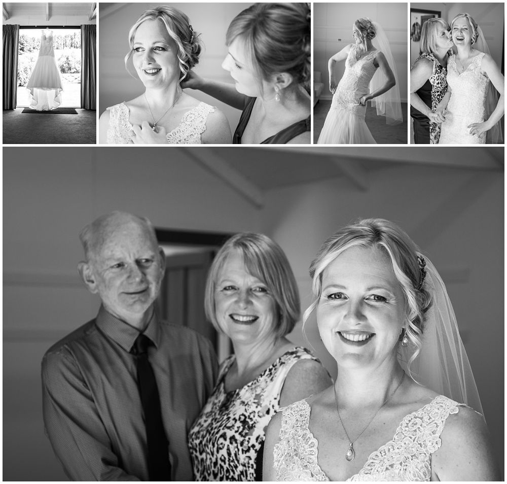 Tipapa Woolshep Wedding-bride getting ready, wedding dress, with mum and dad
