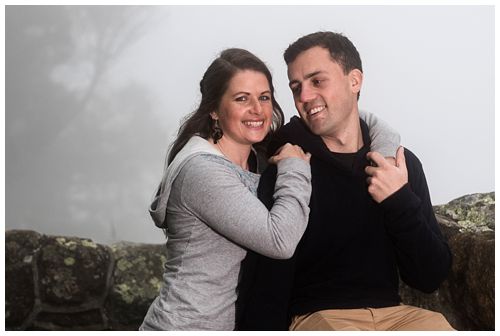 Misty Port Hills Engagement Photography